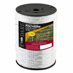 New 😀 Dare Premium Electric Fence Polywire, 820 FT, 2343 🛒