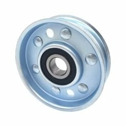 Best Sale 👍 Phoenix Flat Idler Pulley 3 IN Flat Dia. 5/8 IN Bore Steel, 31300075 🧨
