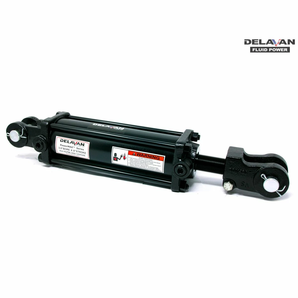 Coupon π Delavan Cylinder, 3 IN borex 8 IN stroke, 1-1/4 IN rod, Asae, PML3008-125A π