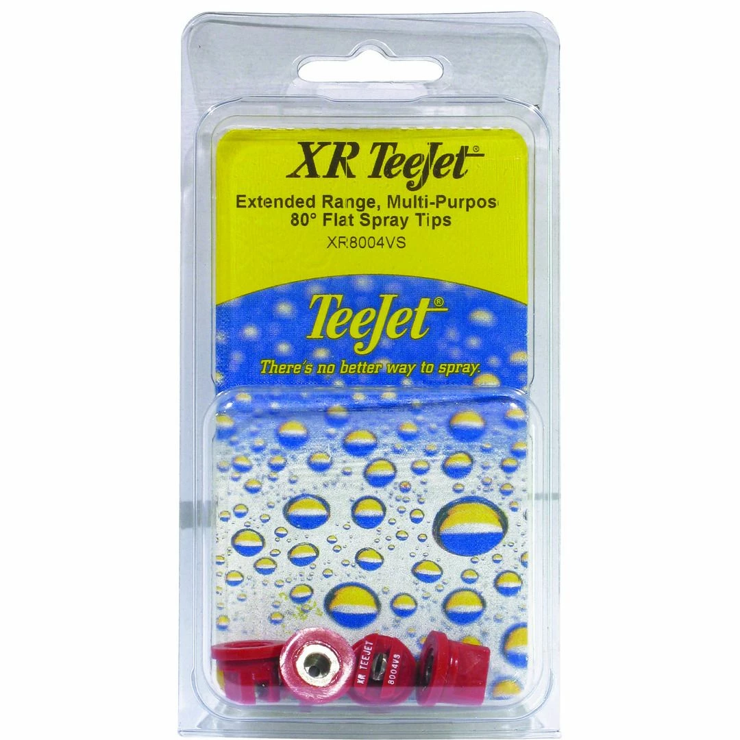 Cheapest π Teejet Extended Range, Multi-Purpose 80 Degree Flat Spray Tips, XR8004VS, 4-Pack, 7771143 π€©