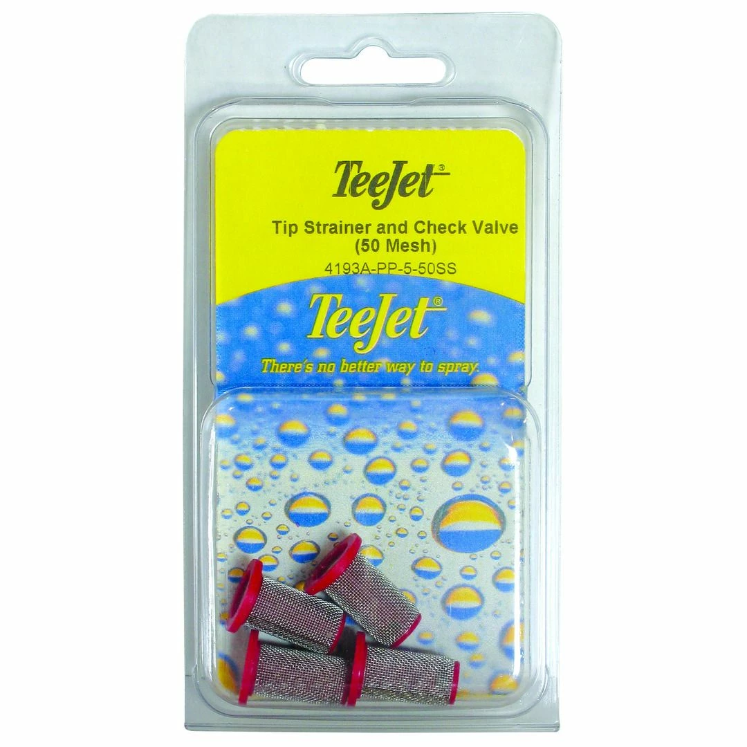 Cheapest π Teejet Tip Strainer and Check Valve, 4193A-PP-5-50SS, 4-Pack, 7771535 π