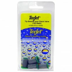 Discount 🔥 Teejet Tip Strainer and Check Valve, 4193A-PP-5-100SS, 4-Pack, 7771536 ✔️