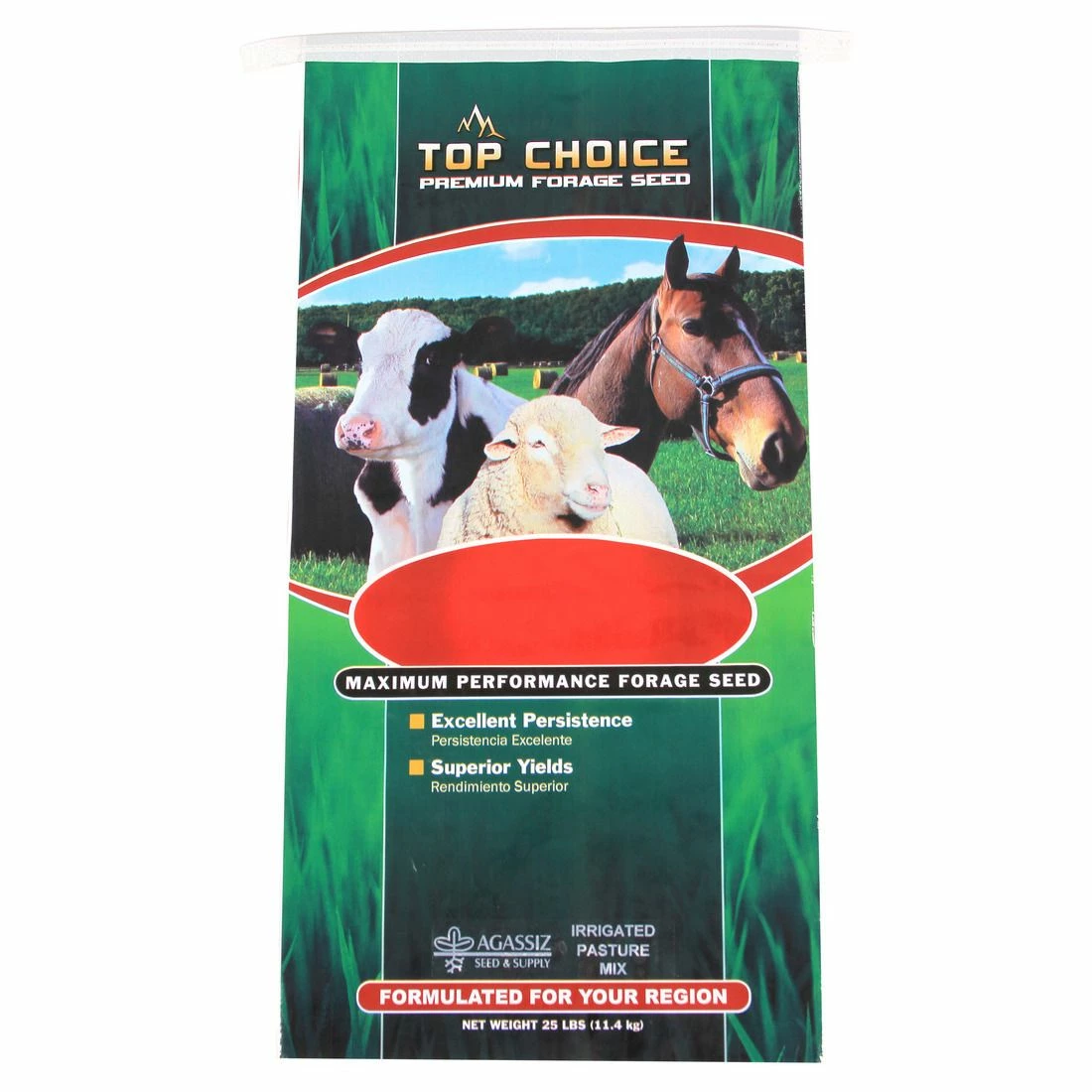 Wholesale π Top Choice Irrigated Pasture Mix, 4100030, 25 lB π