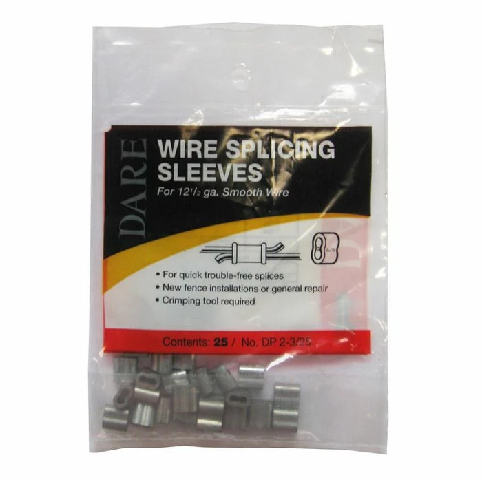 Discount π― Dare Splicing Sleeves - For 12 1/2 ga Smooth Wire, DP 2-3/25 π - Image 2