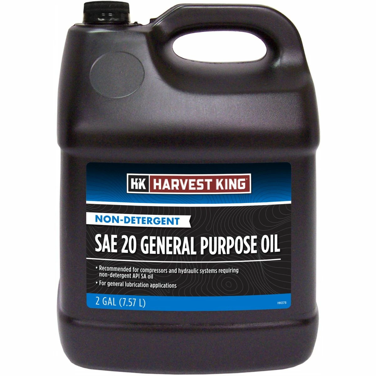 Hot Sale 𧨠Harvest King Non-Detergent General Purpose Oil, SAE 20, HK078, 2 Gallon β
