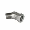 Promo ⭐ Apache Style 1503 Male Pipe Thread Female Pipe Thread 45 Deg Swivel Hydraulic Adapter, 1/2 IN x 1/2 IN, 39005550 ⌛