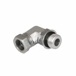 Promo 🧨 Apache Style 6901 Male Oring Boss Female Pipe Thread 90 Deg Swivel Hydraulic Adapter, 1/2 IN x 3/8 IN, 39006126 ✔️
