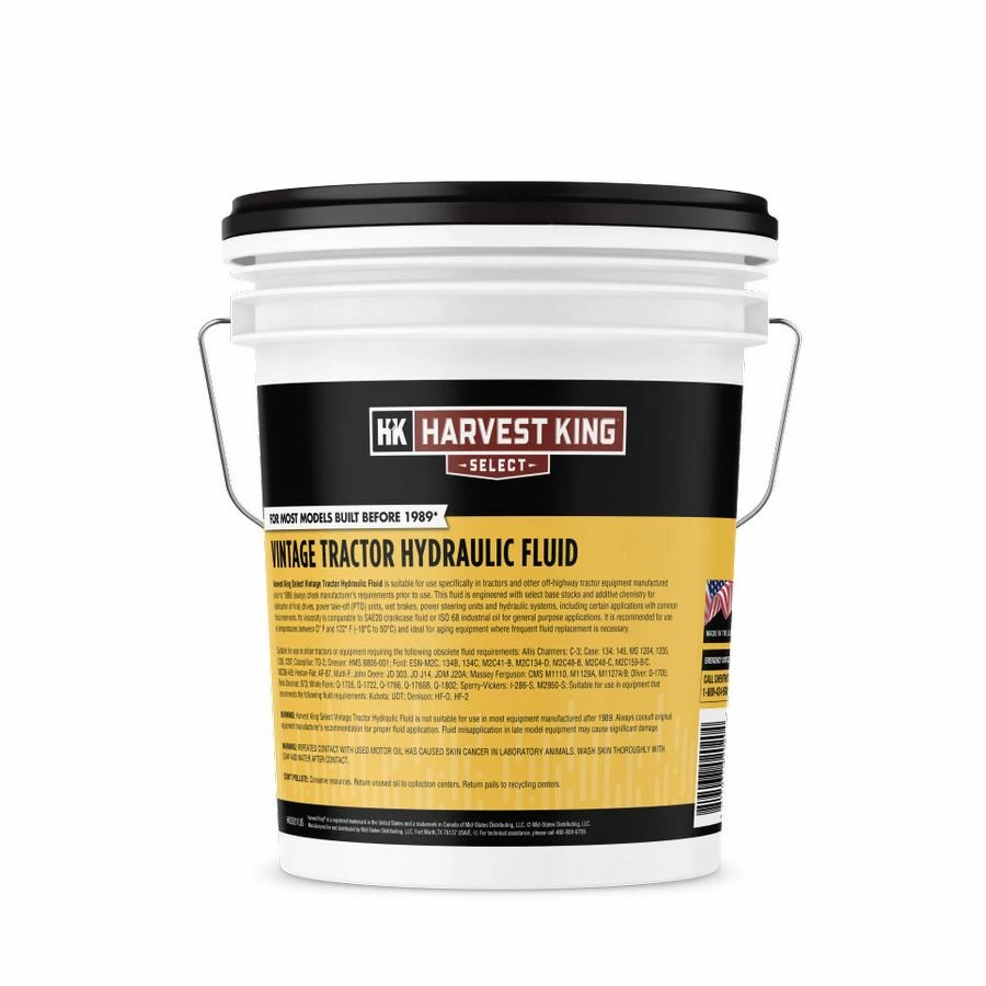 New π₯ Harvest King Vintage Tractor Hydraulic Fluid, HKS001US, 5 Gallon β€οΈ - Image 2