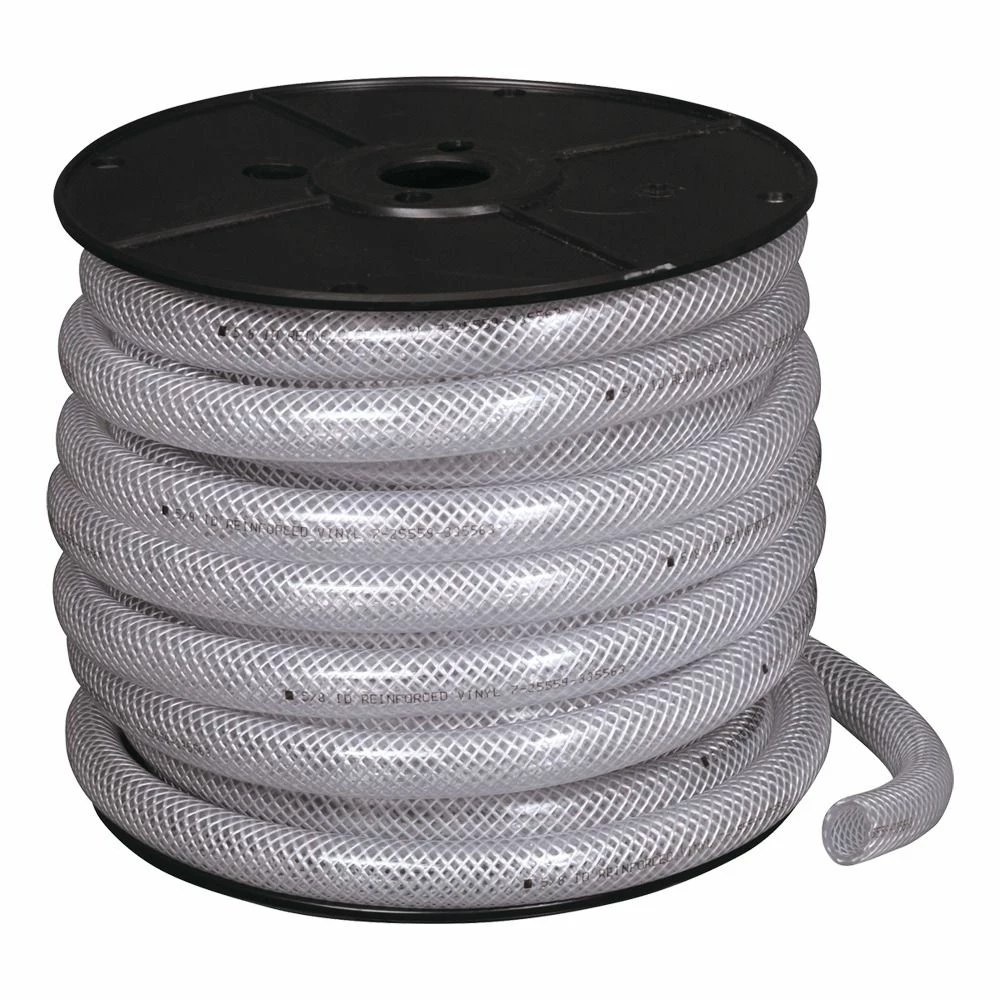 Deals 🥰 Apache Reinforced Clear Vinyl Tubing, 1 IN, 15005635, Bulk - Price Per Foot 🥰