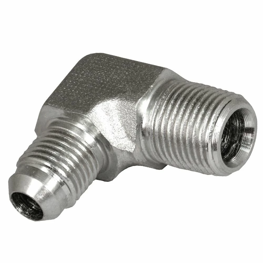 New π Apache Style 2501 Male JIC Male Pipe Thread 90 Degree Hydraulic Adapter, 3/8 IN, 39007025 π