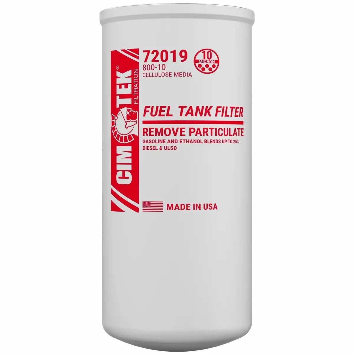 Promo π Cim-Tek Particulate Removal Bio Fuel Filter, 72019 π