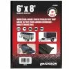 Cheapest ⌛ Erickson Industrial-Grade Truck / Trailer Poly Tarp, Black, 57040, 6 FT x 8 FT ⌛