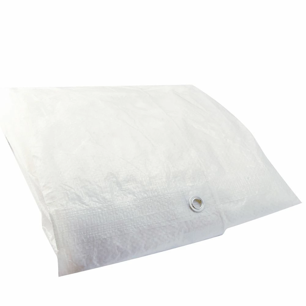 Brand new β¨ Erickson Economy Grade Poly Tarp, Clear / White, 57063, 12 FT x 16 FT π₯ - Image 2