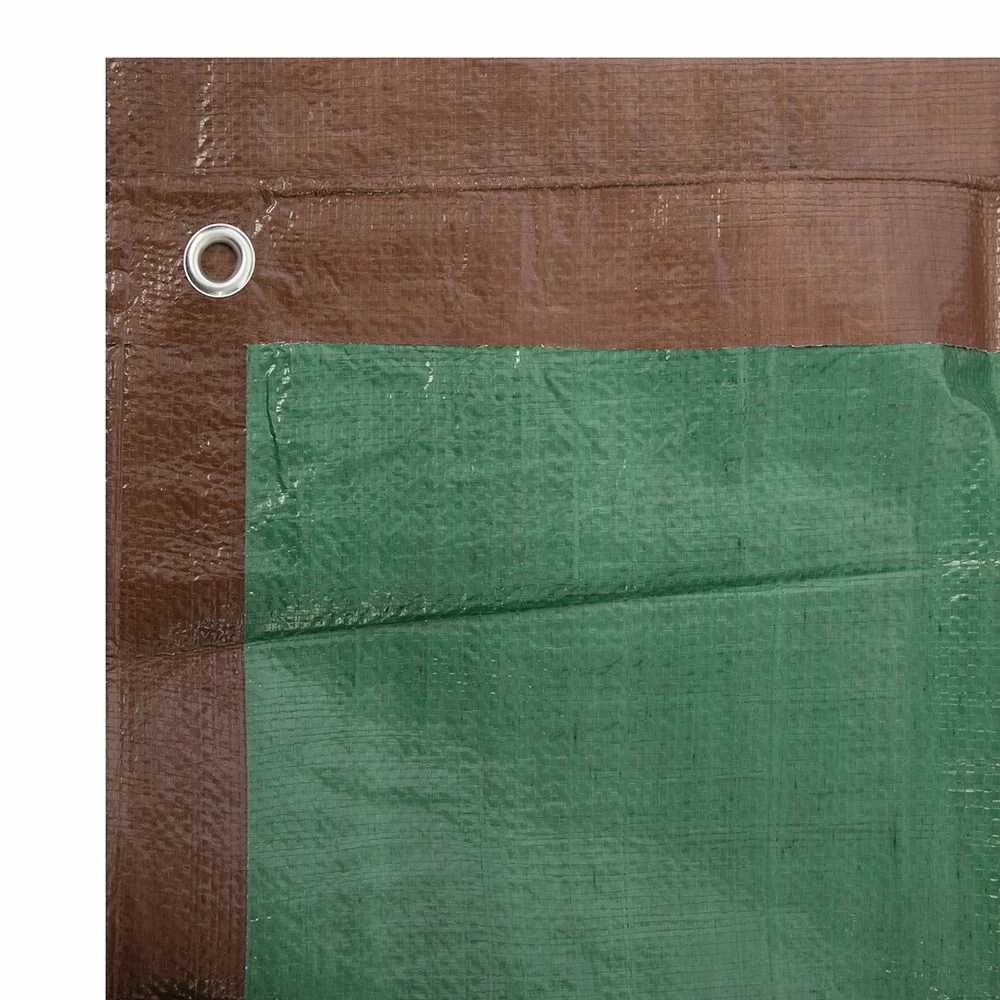 Cheapest β Erickson Mid-Grade Reversible Poly Tarp, Brown / Green, 57036, 18 FT x 24 FT π₯ - Image 2