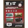 Best Sale 🎉 Erickson Mid-Grade Reversible Poly Tarp, Brown / Green, 57032, 10 FT x 12 FT 🧨