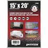 New 🎁 Erickson Economy Grade Poly Tarp, Clear / White, 57064, 15 FT x 20 FT ✨