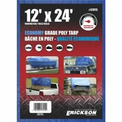 Top 10 🔔 Erickson Economy Grade Poly Tarp, Blue, 57015, 12 FT x 24 FT ✨