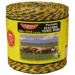 Flash Sale 🤩 Parmak Baygard Heavy Duty Electric Fence Wire, 1312 Feet / 400 Meters, 122 🌟