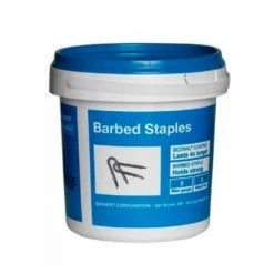 Best reviews of 🔔 Bekaert Barbed Fence Staple, 8 Gauge, 1.7 IN Bezinal 🧥 Coated, 8 LB Bucket, 658132 🔥