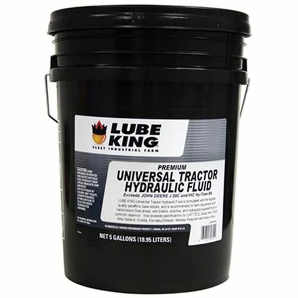 Promo ✨ Lube King Premium Universal Trans-Hydraulic Fluid, LU25UN5P, 5 Gallon ✨