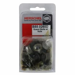 Coupon 🎉 Herschel Parts Plow Guard Bolts & Nuts, 7/16 IN Diameter x 1-1/2 IN Long, B55-0260D 🤩